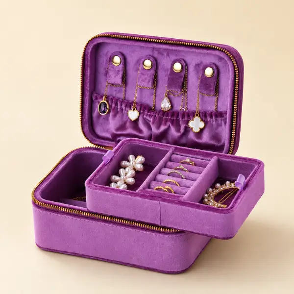 Solenne jewelry box with pink ribbon bow, premium gift-ready packaging for jewelry delivered across Europe